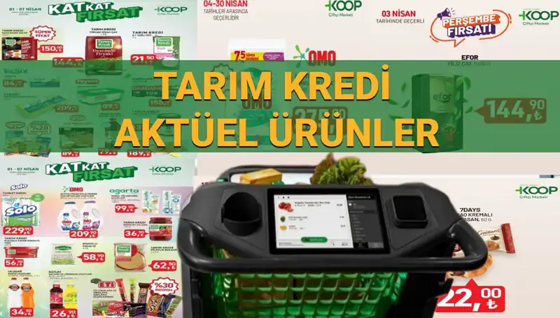 Tarım Kredi Marketleri'nden İndirim Fırtınası: 4-7 Nisan fırsatları kaçırılmamalı!