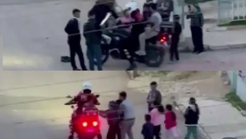 Küçüklerin Hayali Gerçek Oldu: Polis Memuru Motora Çocukları Bindirdi