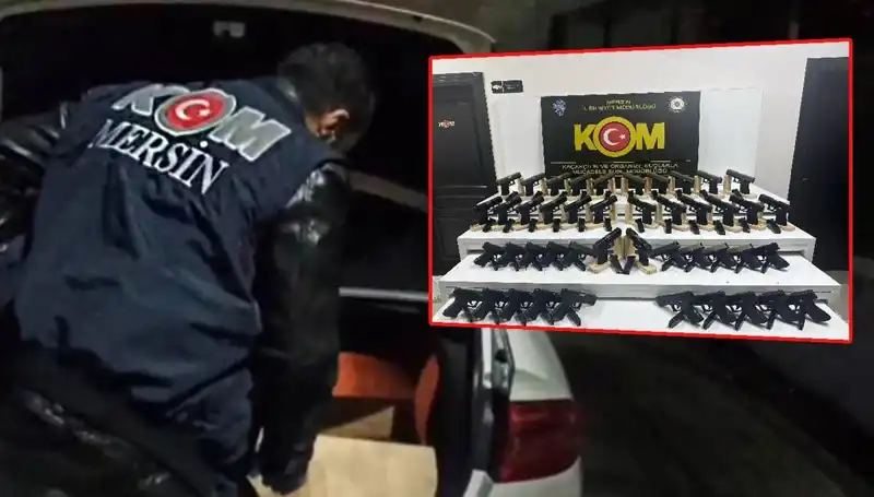 Mersin’de Bulunan Araç, Gizli Silah Deposunun Giriş Kapısı Çıktı